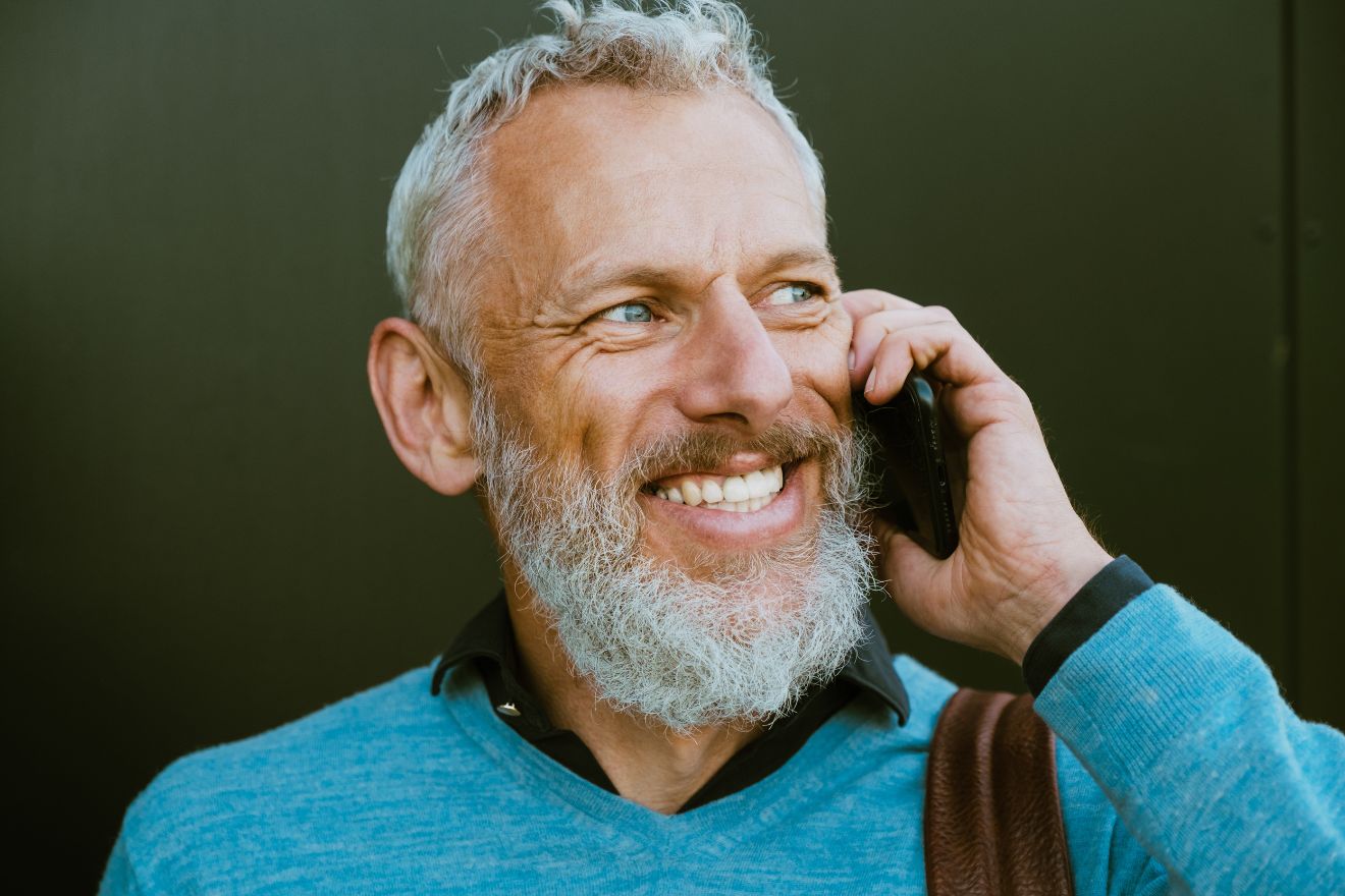 Man with grey beard