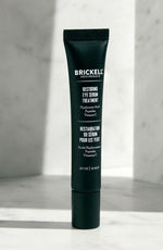 Best eye serum for eye bags, dark circles, crows feet, wrinkles, and lines made with natural ingredients by Brickell Men's Products